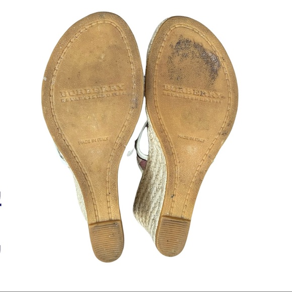 BURBERRY WEDGE ESPADRILLE - Picture 11 of 12